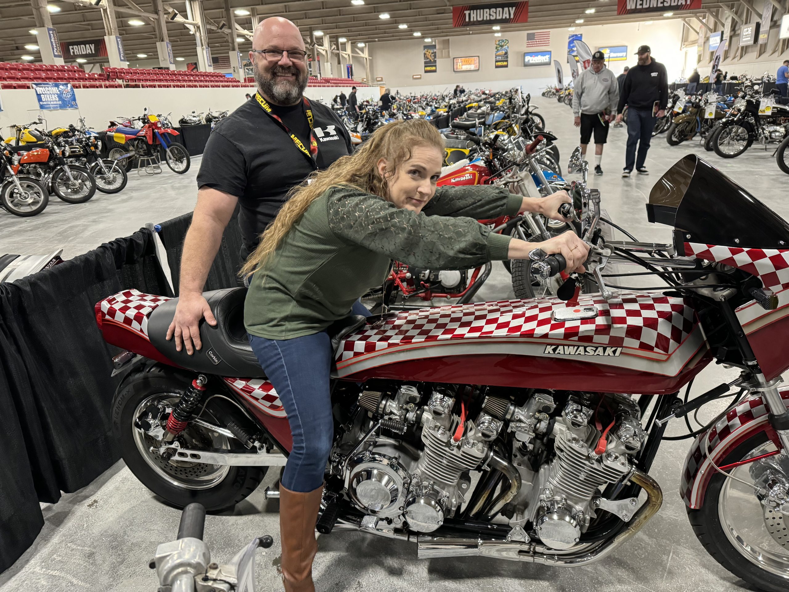 Mecum Motorcycle Auction, double-engine Kawasaki KZ