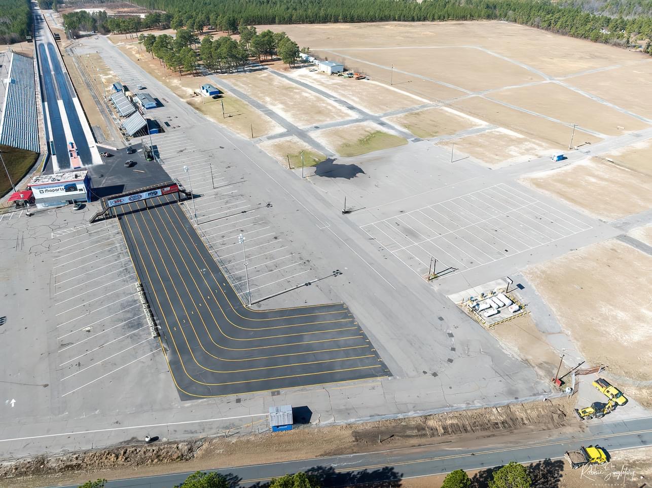 Rockingham Dragway Paving