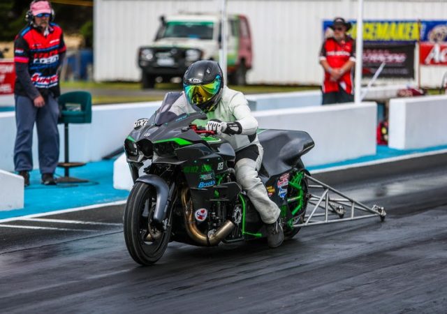 Kawasaki H2 Drag Bike