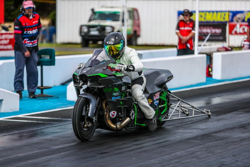 Kawasaki H2 Drag Bike