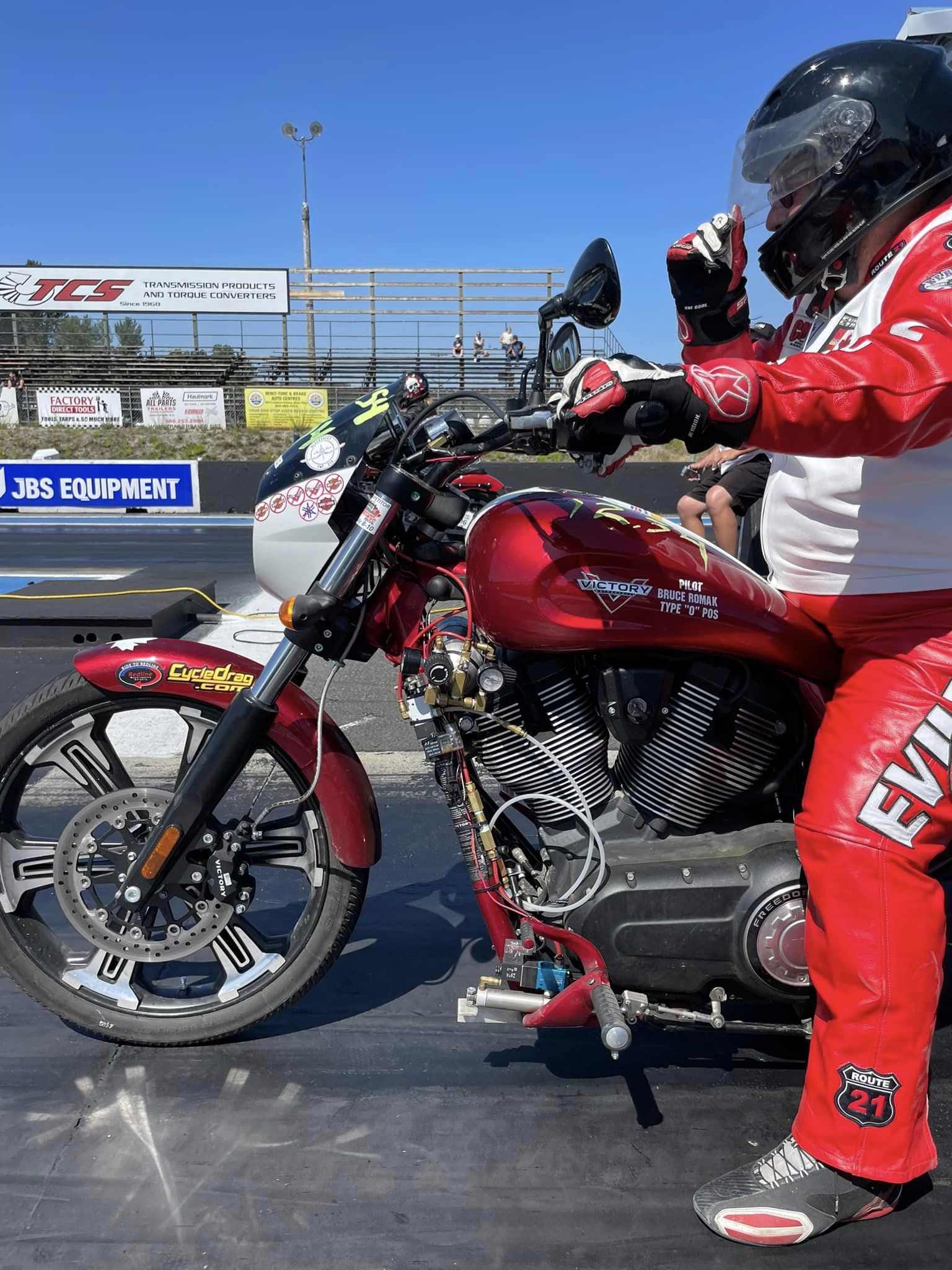 Canadian Motorcycle Drag Racer