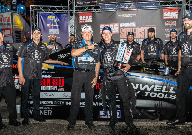 John Force and Austin Prock