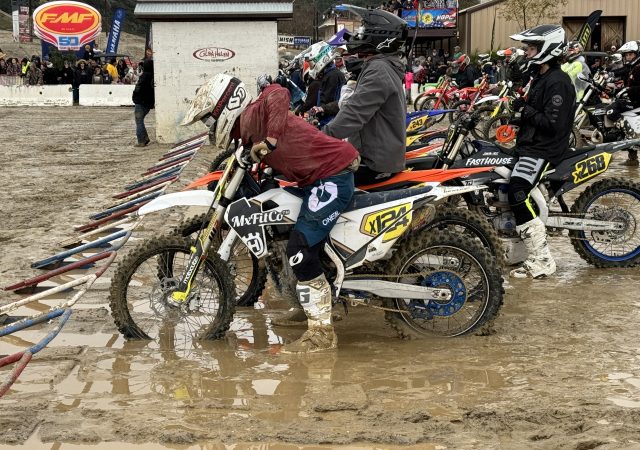 Muddy Dirt Bike race!