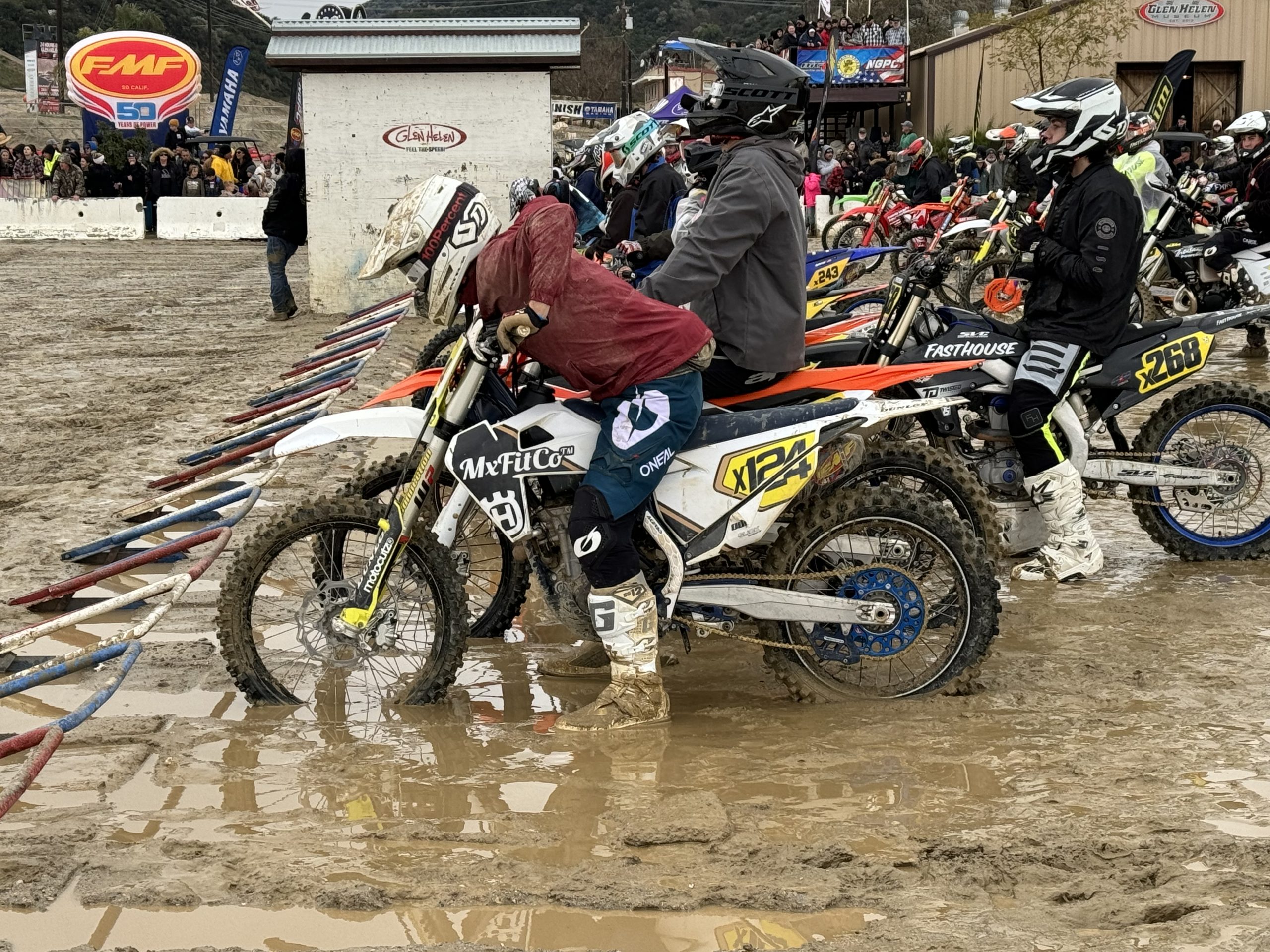Muddy Dirt Bike race!