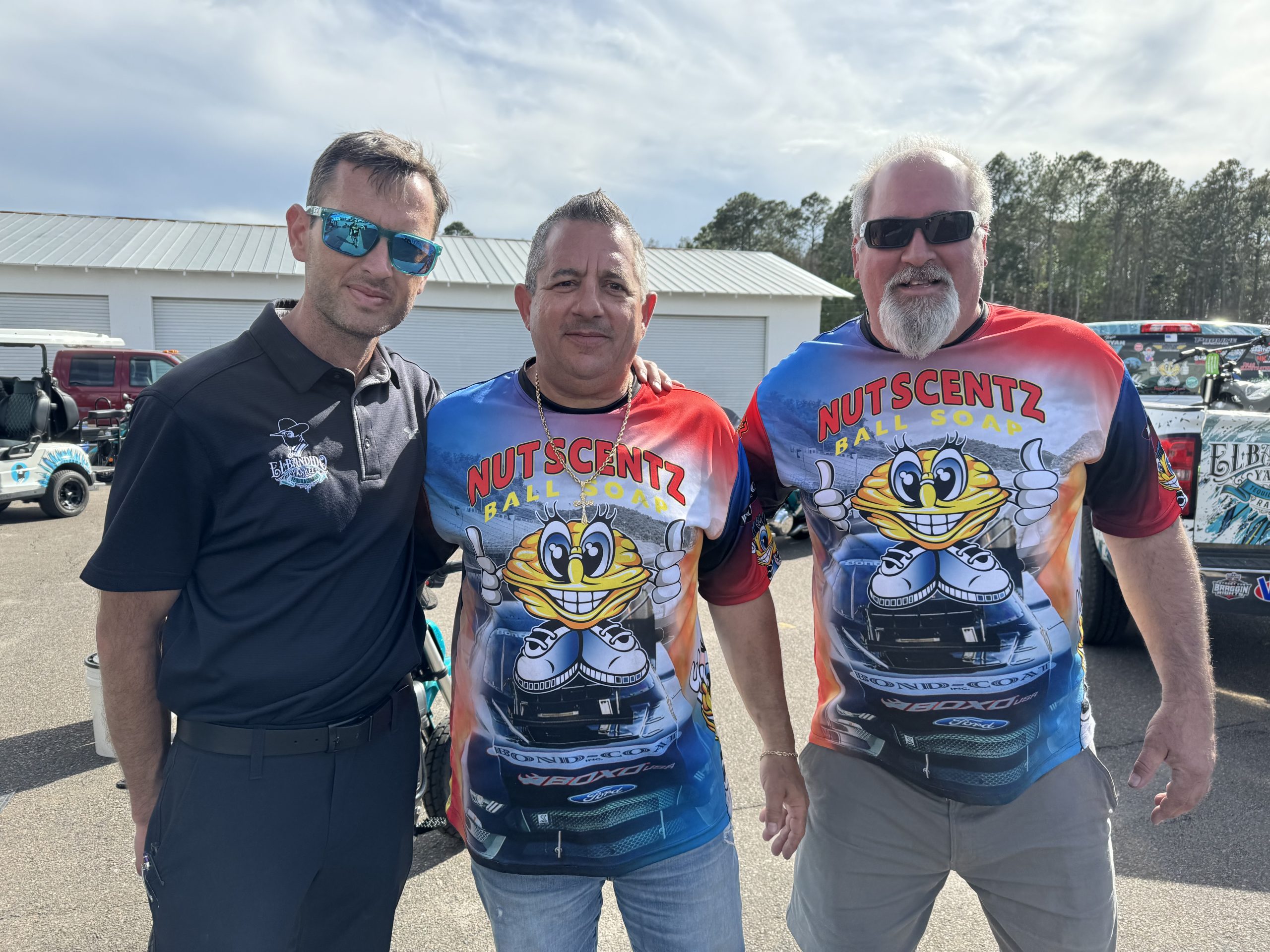 "Flyin" Ryan Oehler and a group of sponsors