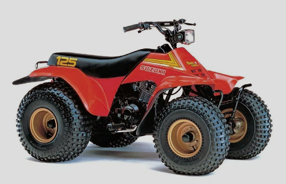 1982 Suzuki LT125, the first four-wheel ATV.