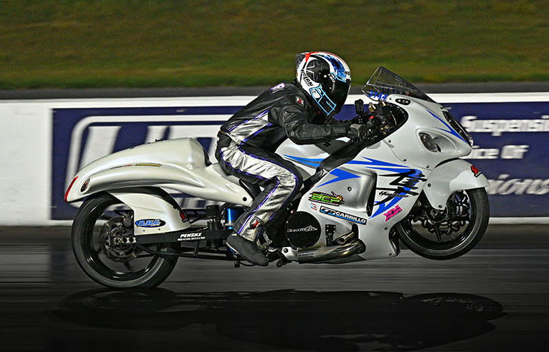 Motorcycle drag racing