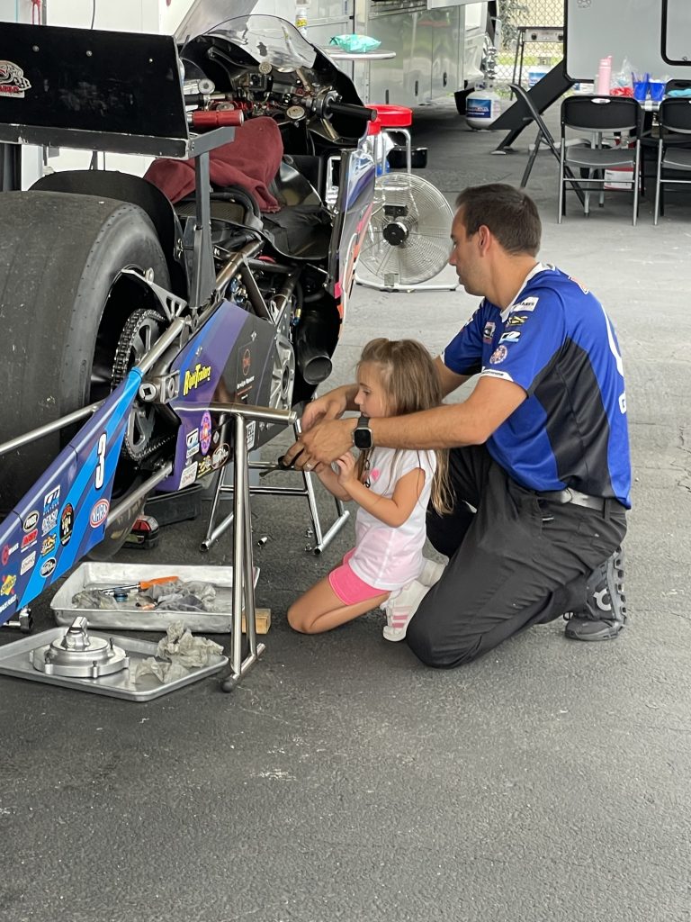 Hector Arana Jr. and Daughter