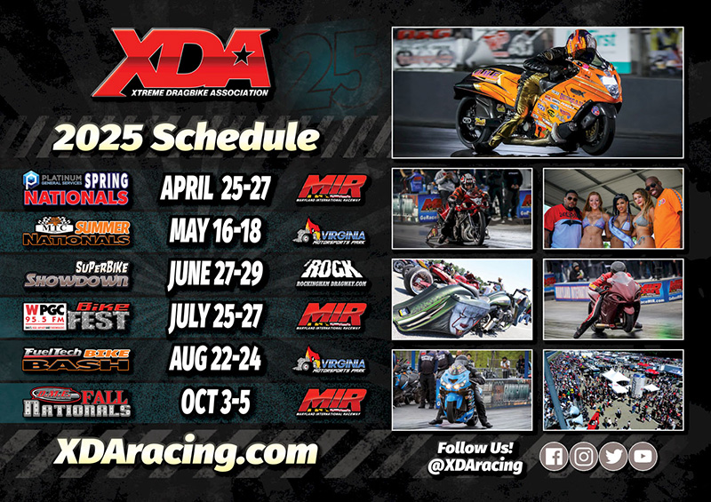 XDA 2025 Schedule