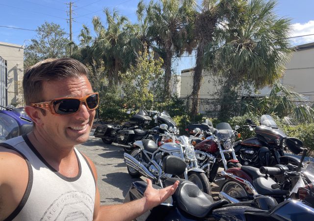 Motorcycles Destroyed by Hurricanes