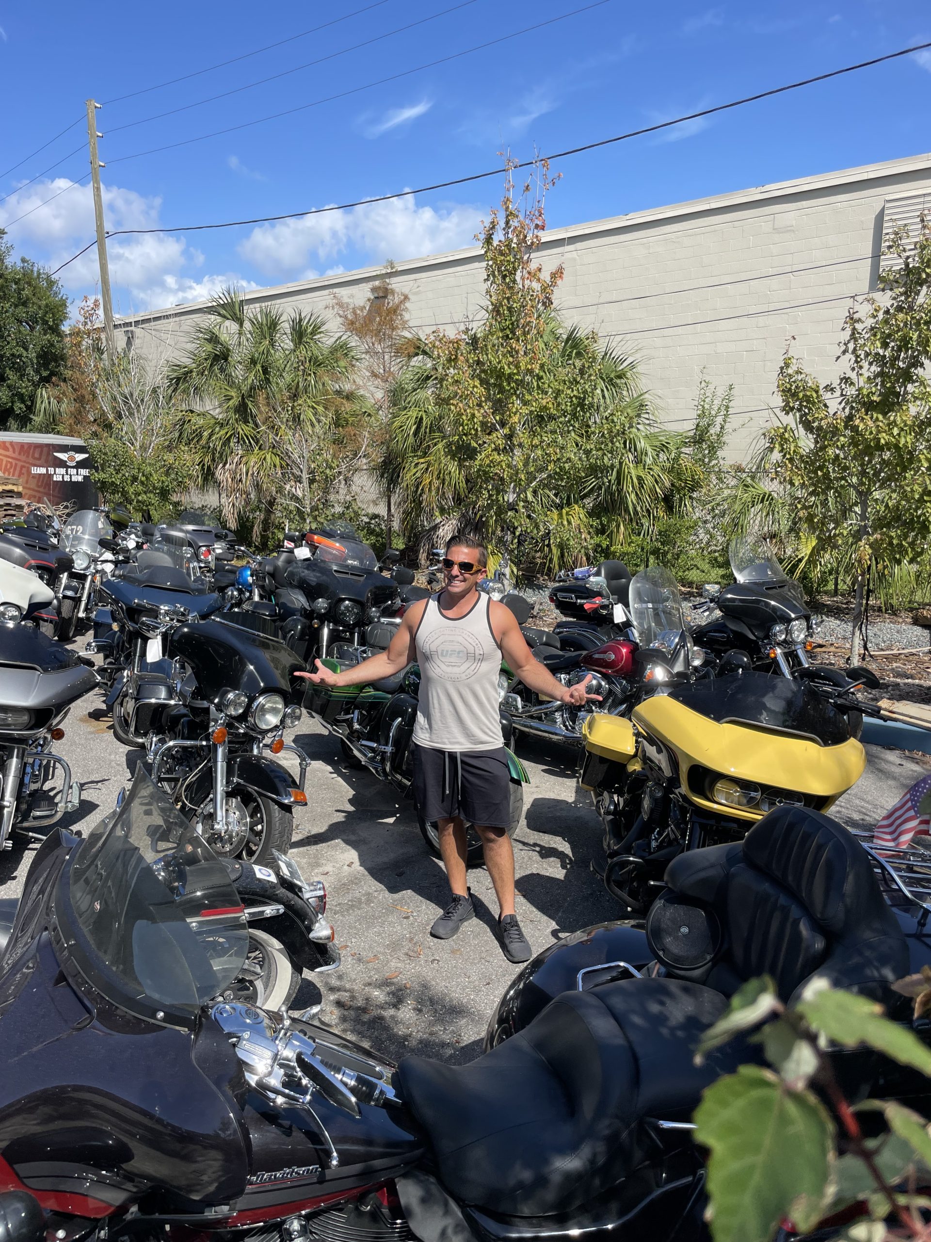 Motorcycles Destroyed by Hurricanes