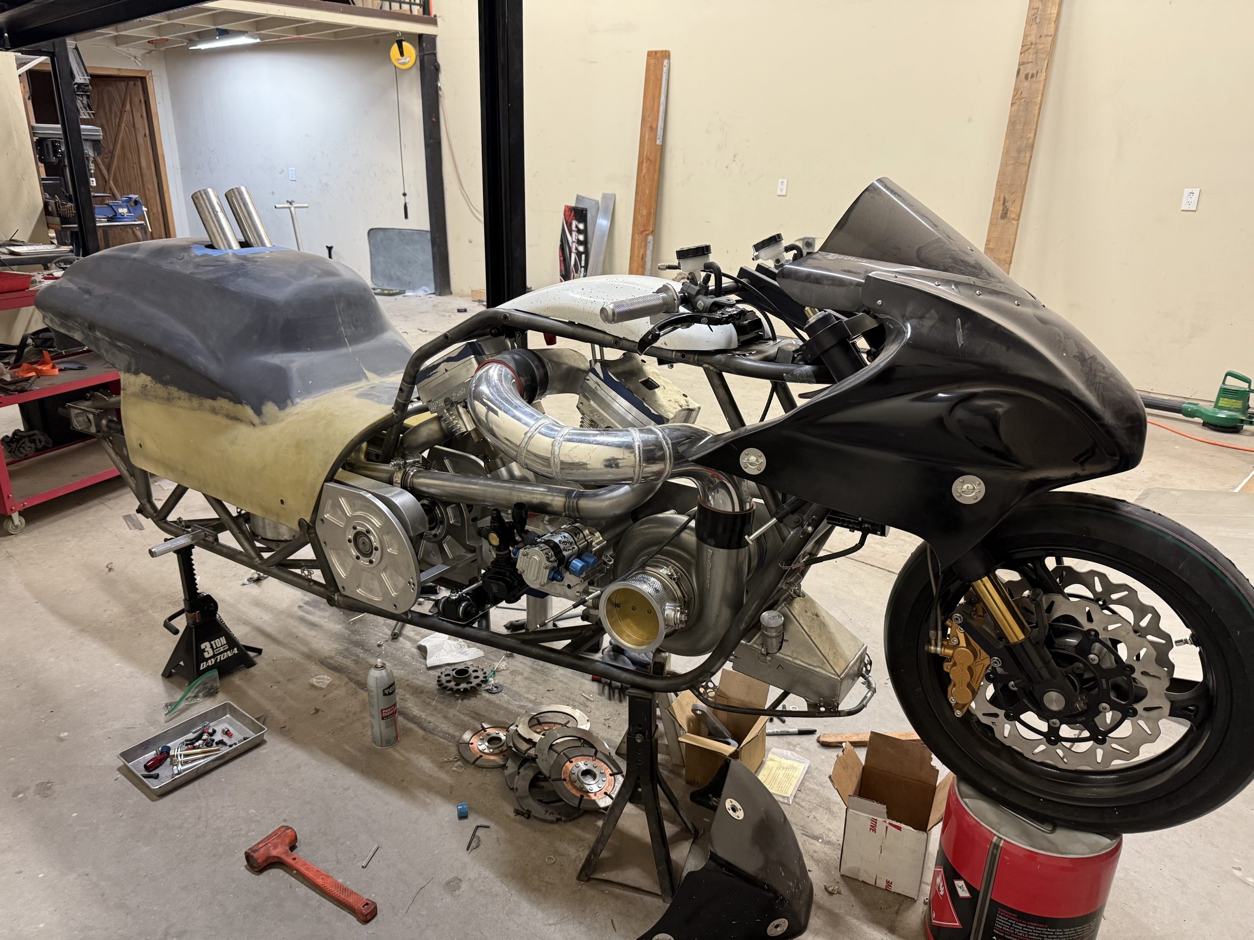 Supercharged Top Fuel Harley