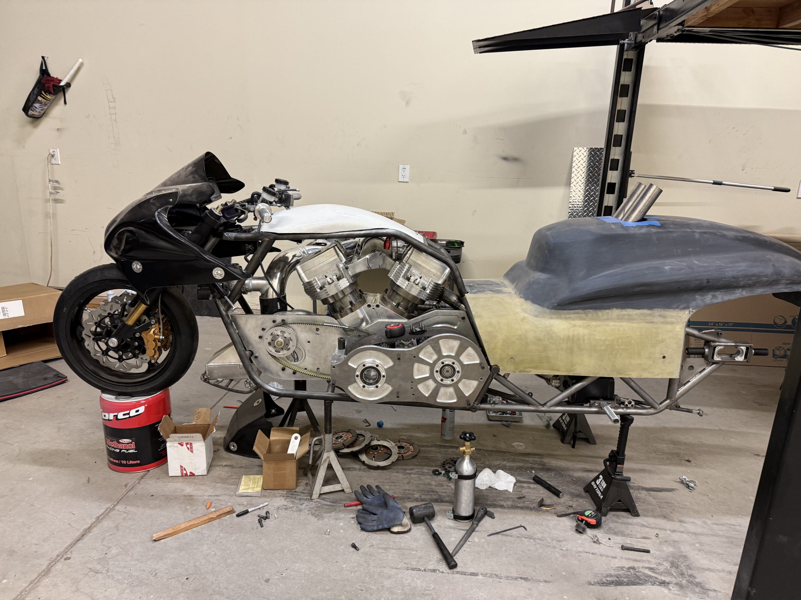 Supercharged Top Fuel Harley