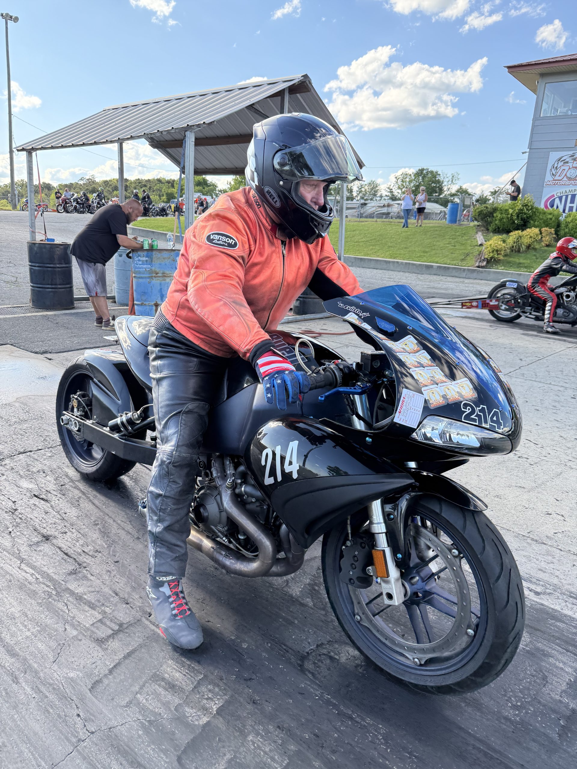 Vance Houdyshell AHDRA All Harley Drag Racing Association 