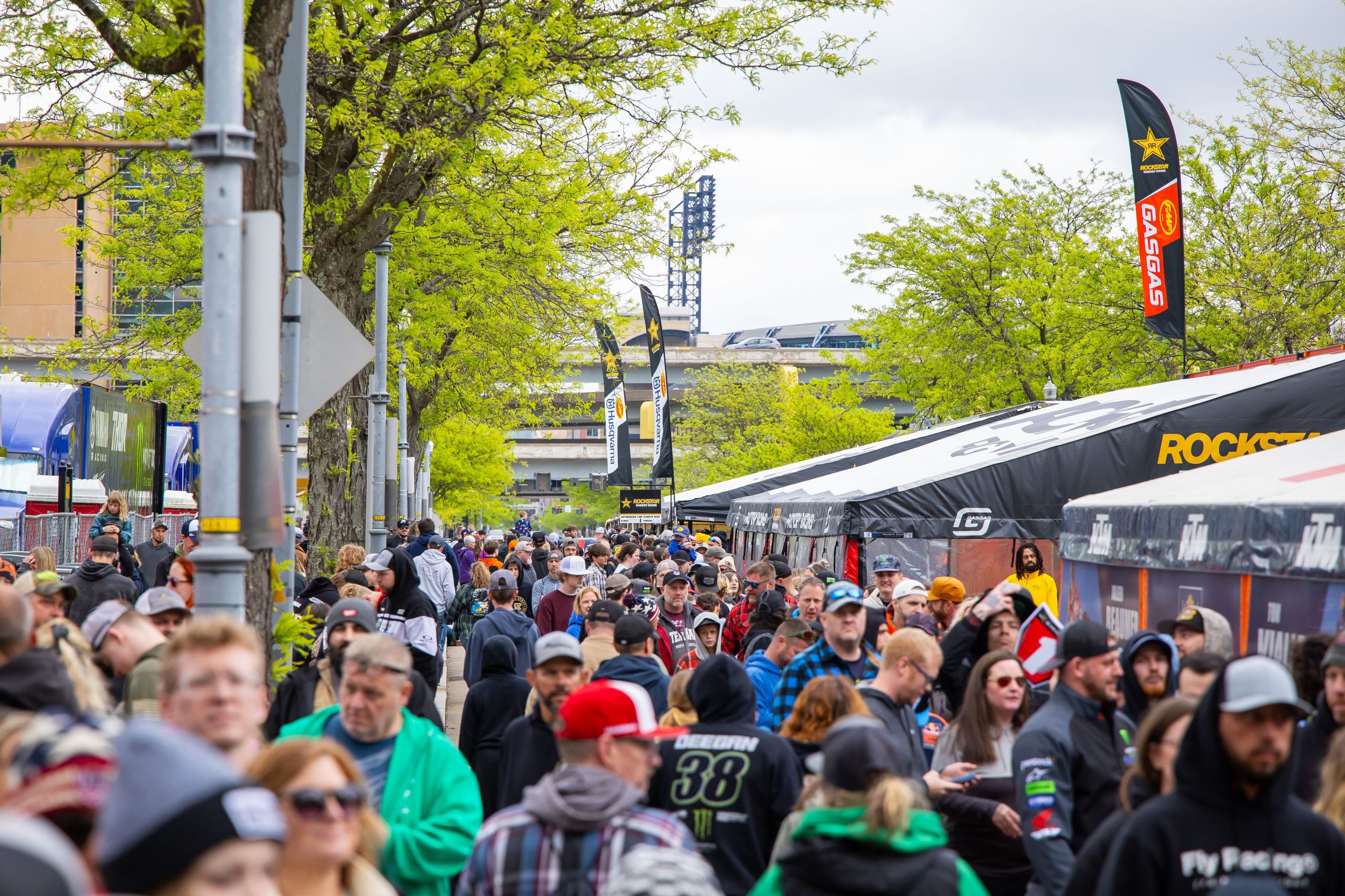 FanFest at Acrisure Stadium in Pittsburgh, Pennsylvania for Round 15 of the Supercross season could only be described as standing room only.