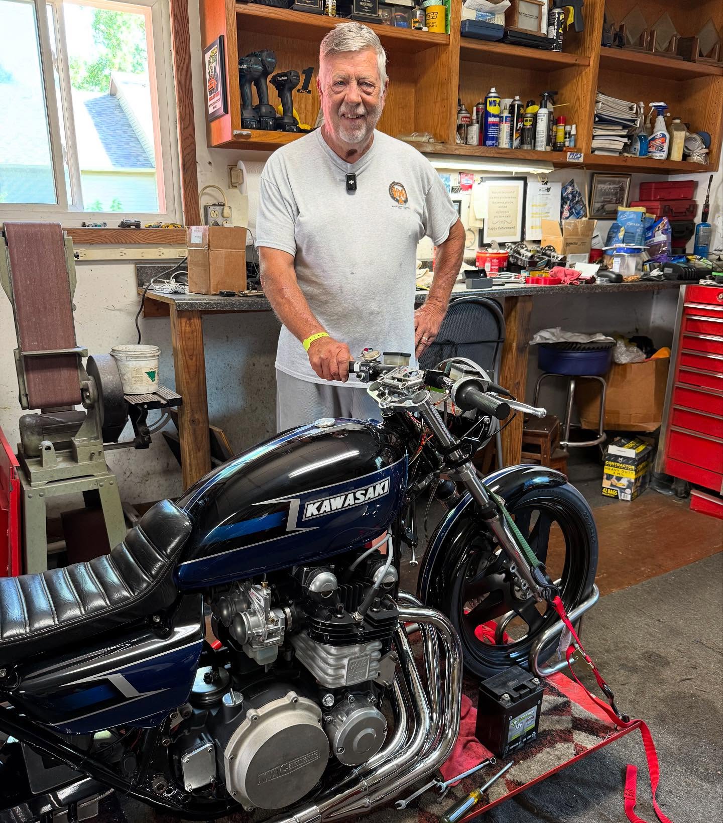 Bruce Sauer Kawasaki KZ Drag Bike