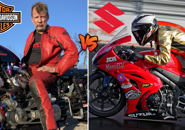 Harley vs Suzuki