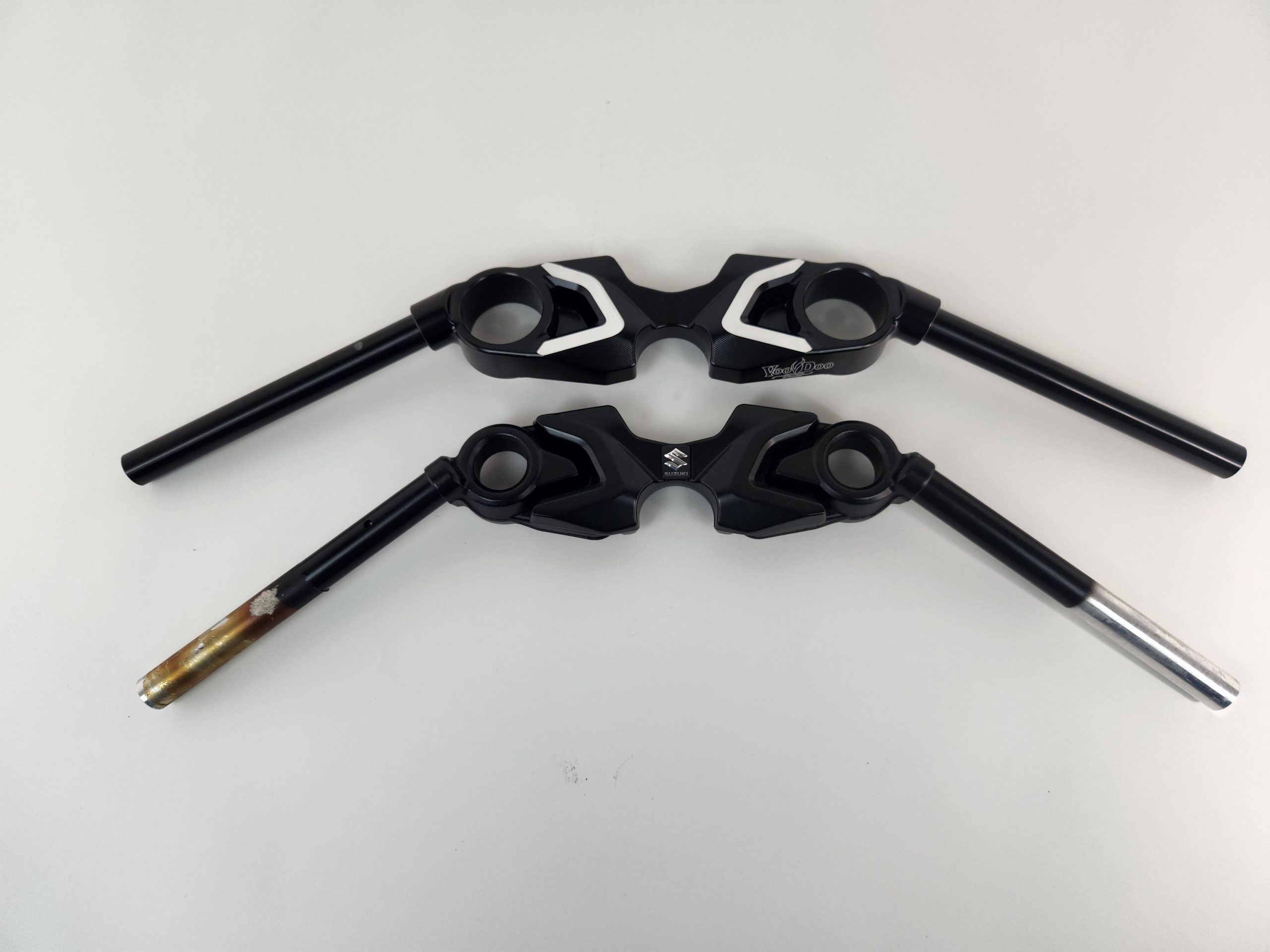 ALL THINGS CHROME Diamond Cut Triple Tree Bolt Caps/Covers For Suzuki Hayabusa 1999-2022