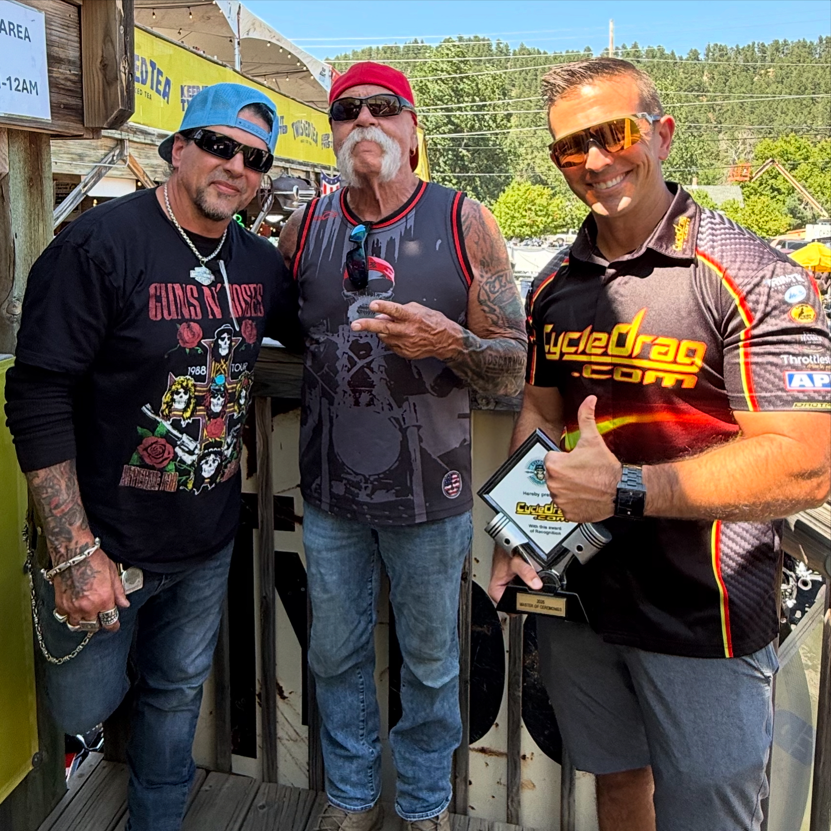 Billy Lane, Paul Teutul Sr. and Jack Korpela