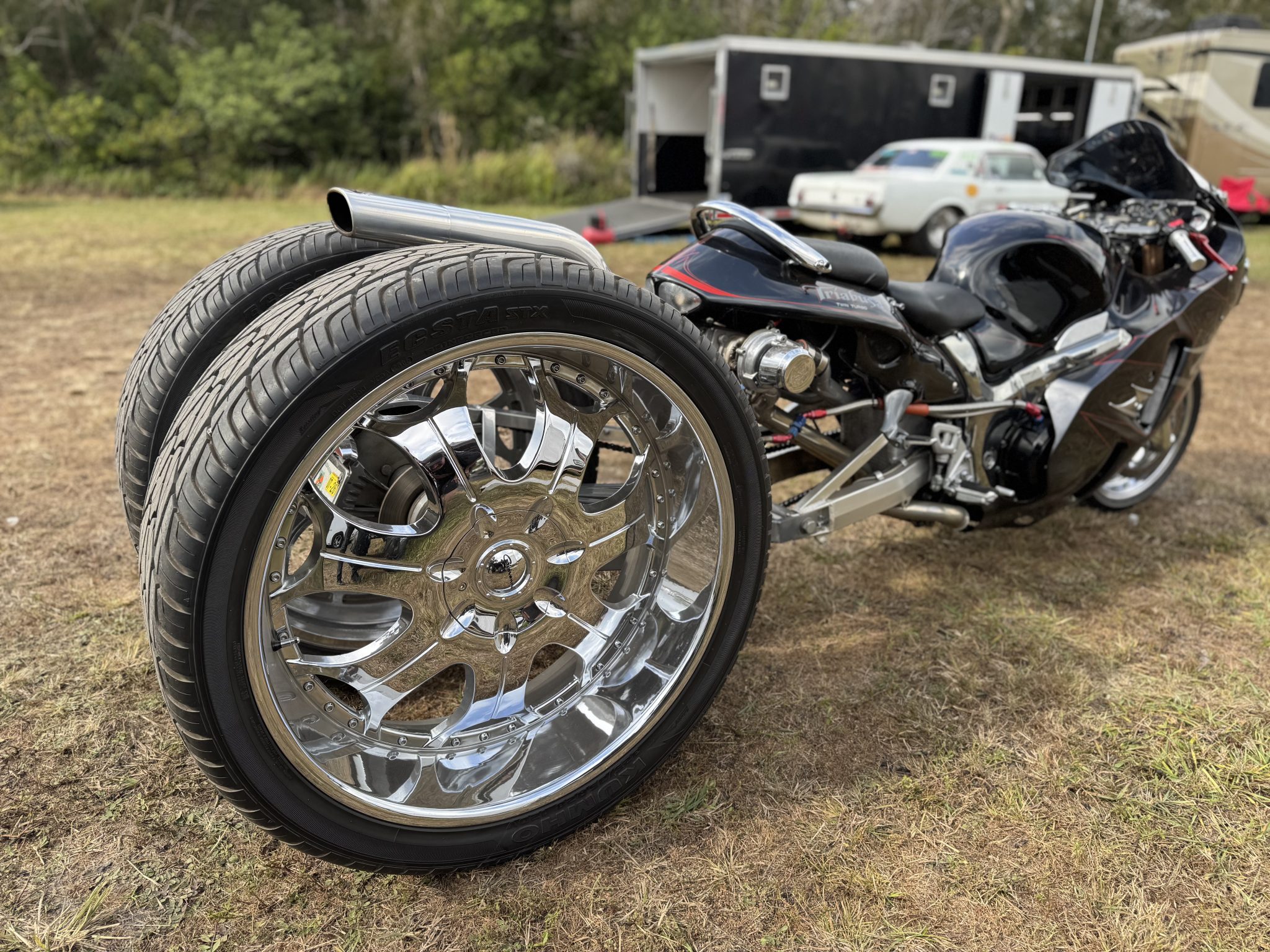 Busa Drag Build Insane Hayabusa Trike Build With 28s! – Drag Bike News