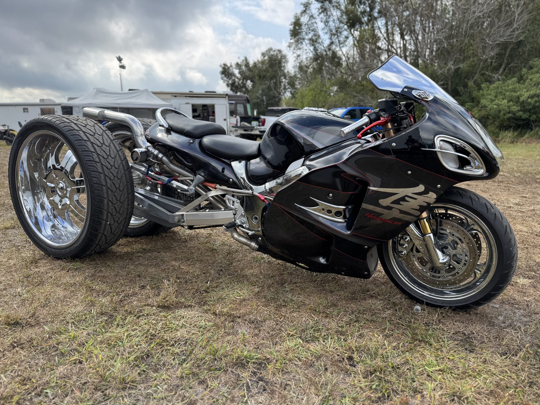 Busa Drag Build Insane Hayabusa Trike Build With 28s! – Drag Bike News