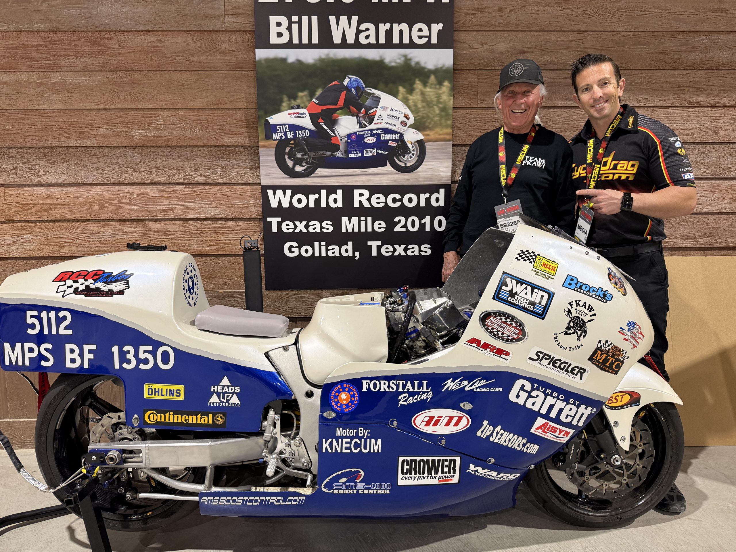 Bill Warner, Landspeed Racer