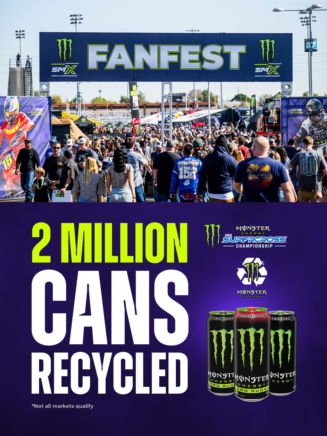 Supercross Monster Cans