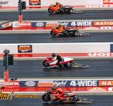 Pro Stock Motorcycle 4 Wide
