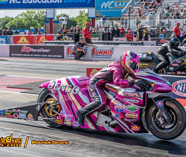 Pro Stock Motorcycle 4 Wide