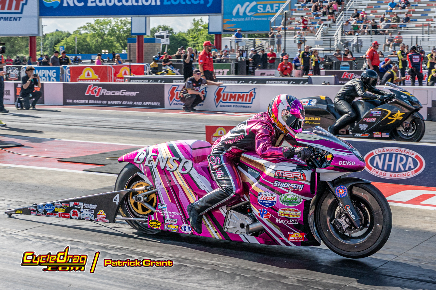Pro Stock Motorcycle 4 Wide
