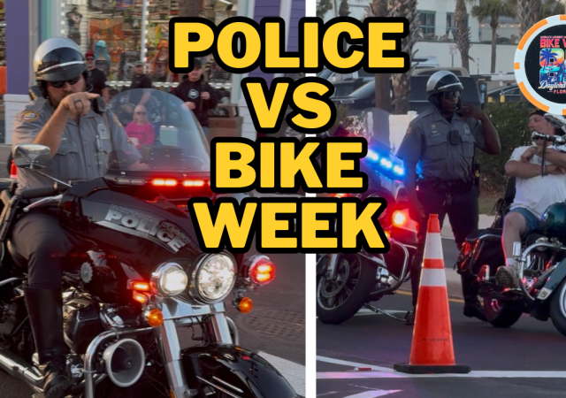 Police vs. Daytona Bike Week