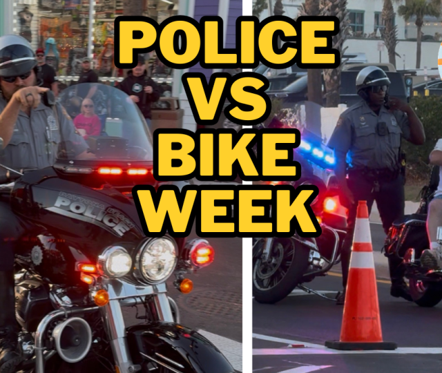 Police vs. Daytona Bike Week