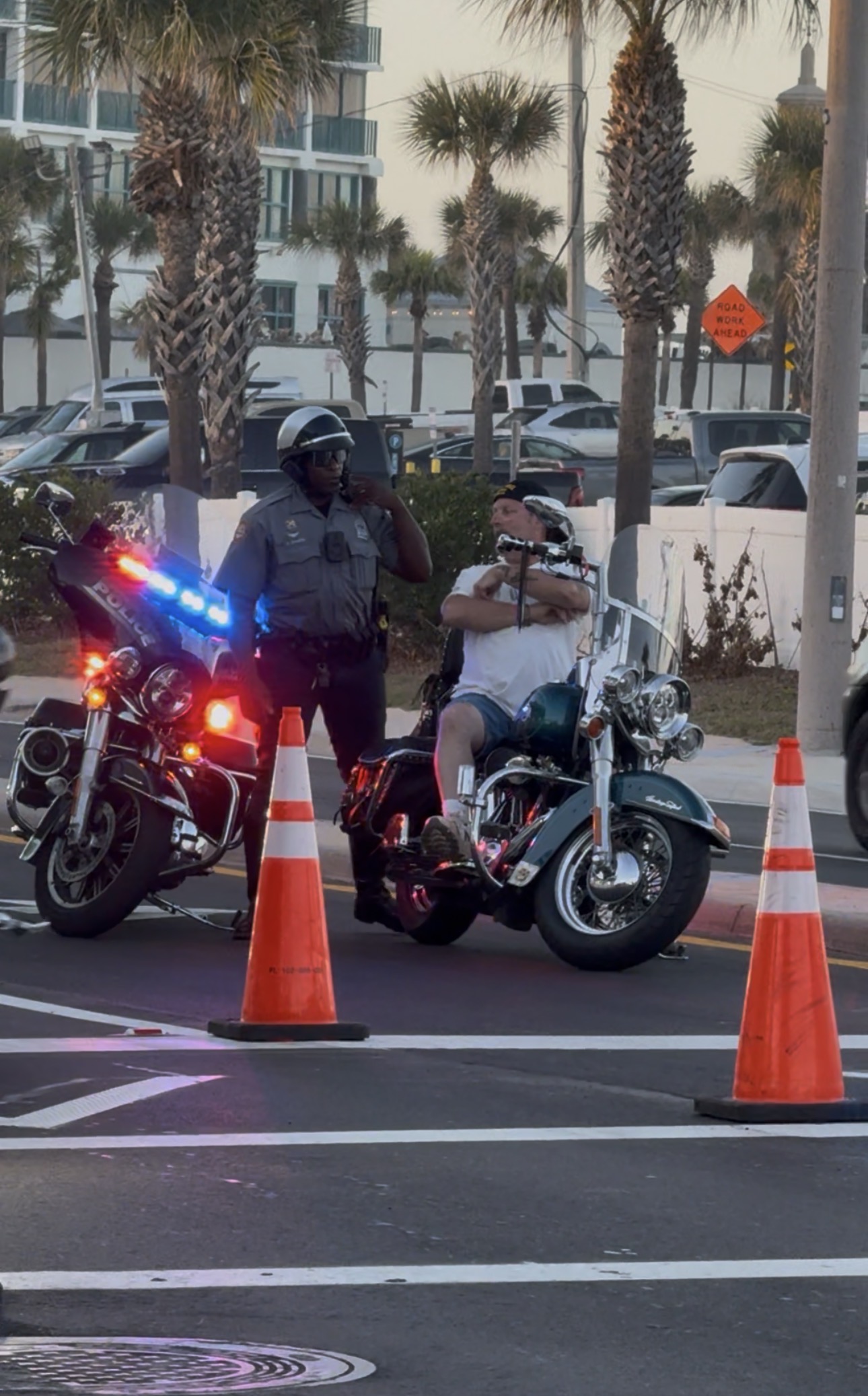 Police vs. Daytona Bike Week