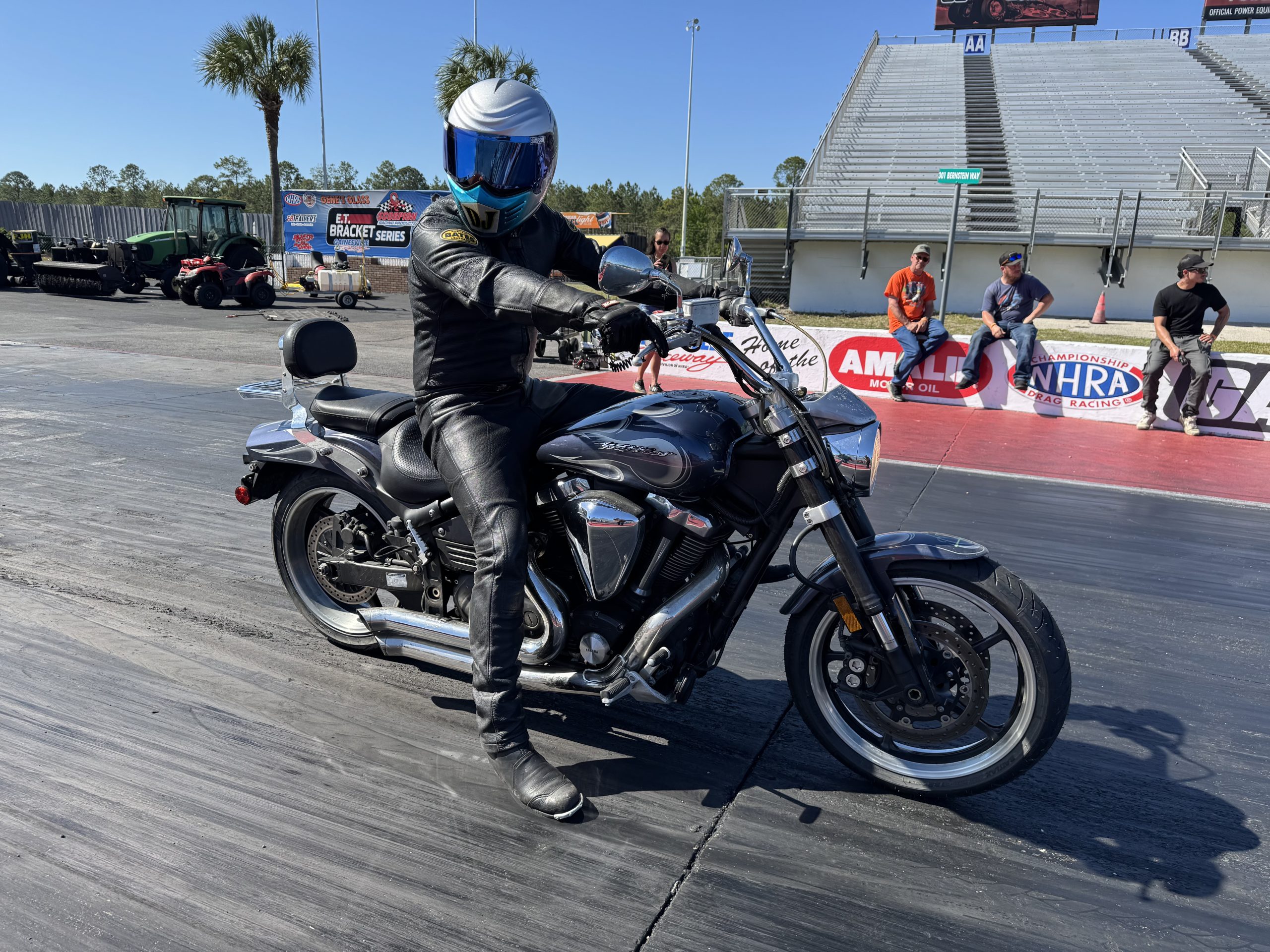 Man Cup Motorcycle Drag Racing