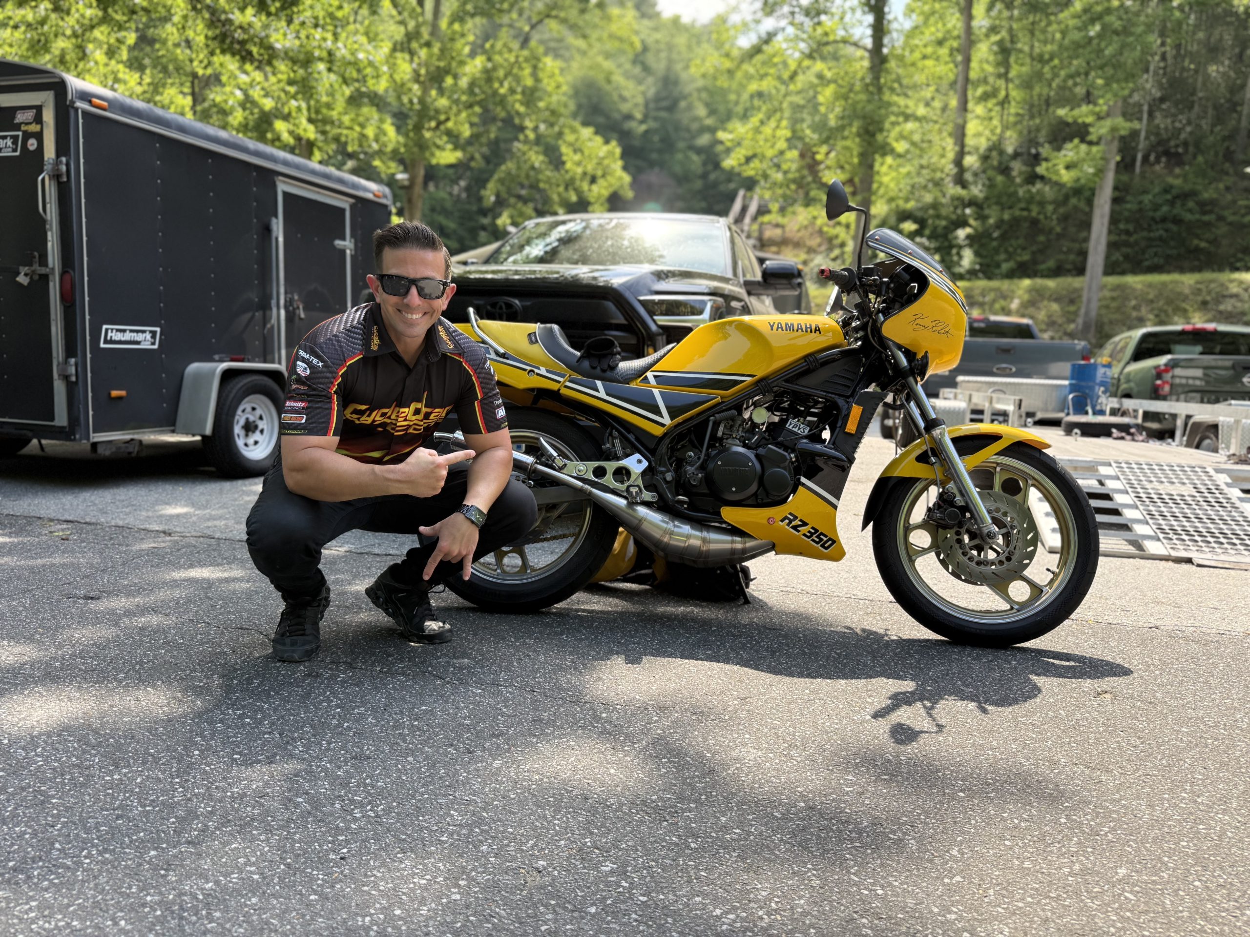 Cycledrag's Jack Korpela at a Motorcycle Event 