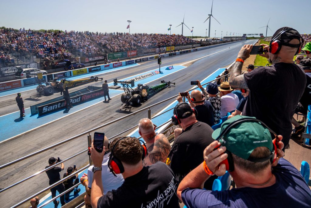 Santa Pod Drag Racing